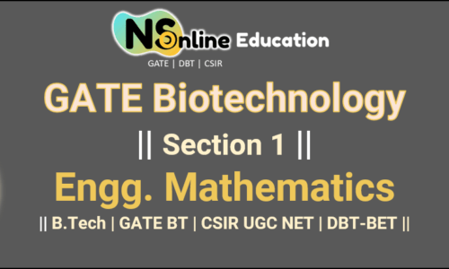 Engineering Mathematics </br> || B.Tech | GATE-BT ||