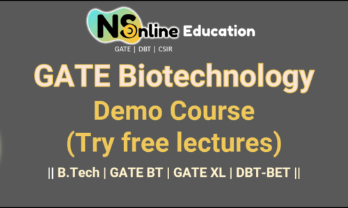 Demo Course | GATE | DBT BET | CSIR